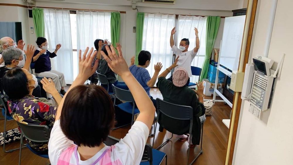 脳トレプログラムの様子